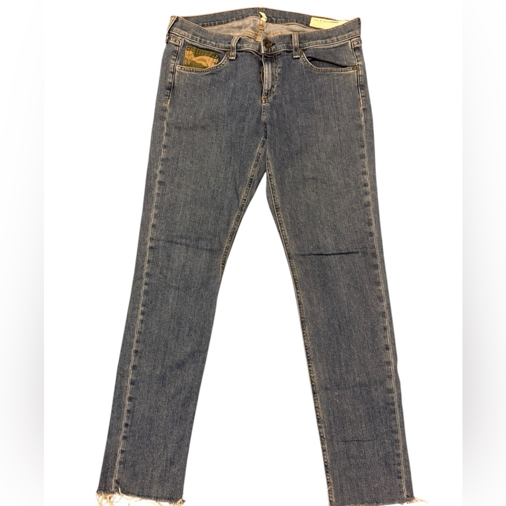 rag & bone camo detail jeans